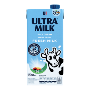 Susu Uht Ultra Milk Full Cream 1 Liter