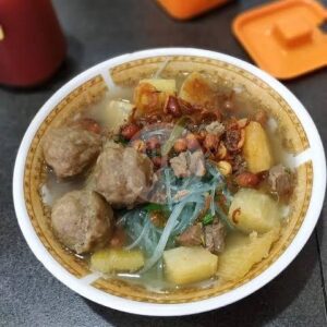 Sop Ubi Bakso