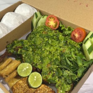 Ayam Cabe + Nasi 4
