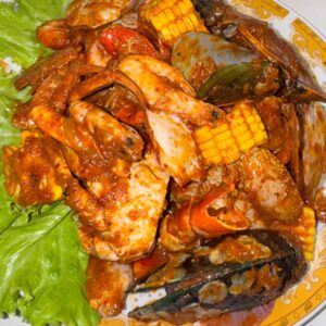 Seafood Hambur + 4 Nasi