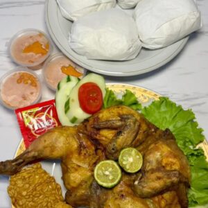 Lalapan 1 Ekor + Nasi 4