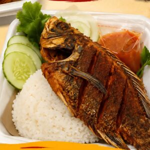 Ikan Goreng + Nasi