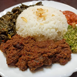 Rendang + Nasi