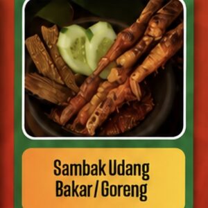 Sambak Udang Bakar/ Goreng