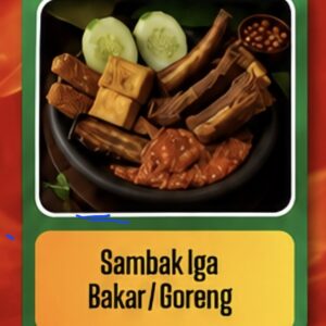 Sambak Iga Bakar / Goreng