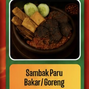 Sambak Paru Bakar / Goreng
