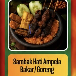 Sambak Ati Ampla Bakar / Goreng