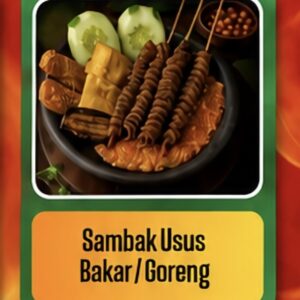 Sambak Usus Bakar / Goreng