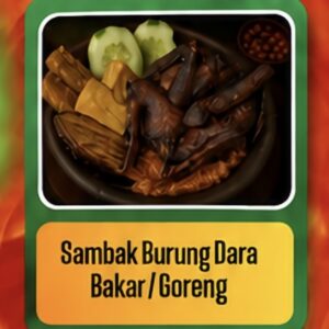 Sambak Burung Dara Bakar / Goreng