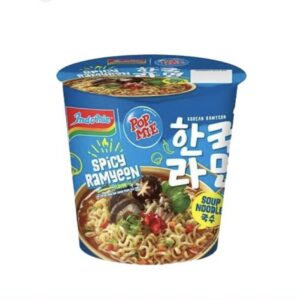 Indomie Pop Mie varian Spicy Ramyeon