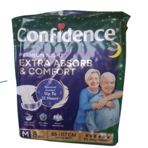 popok dewasa tipe perekat Confidence Premium Night M 8pcs