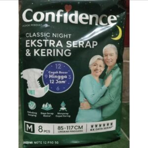 Confidence Classic Night Extra Absorbency & Dry M 8pcs