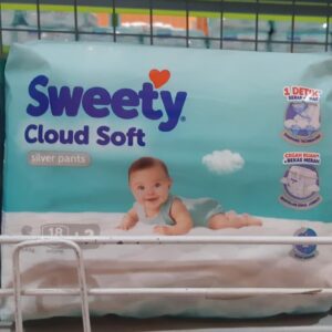 Sweety Cloud Soft Silver Pants ukuran S 18pcs
