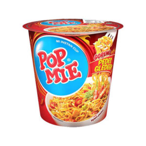 Pop Mie Instant Cup Goreng Rasa Pedas Gledeek