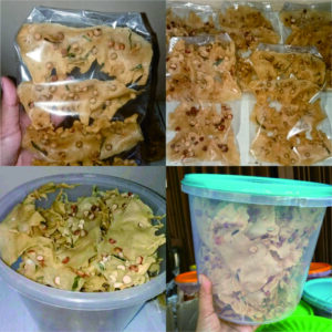 Peyek kacang 1 Toples