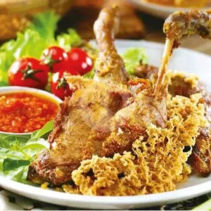 Lalapan Bebek Kremes