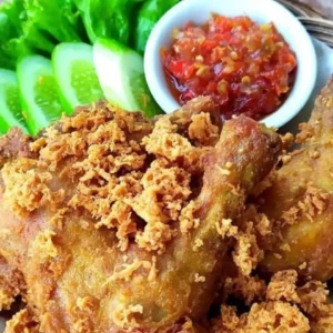 Lalapan Ayam Kampung Kremes
