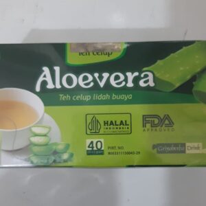 Teh Celup Aloevera (lidah buaya)