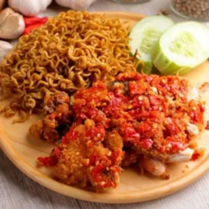 Mie Goreng + Ayam Geprek