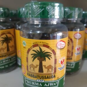 Habbatusauda Cap Kurma Ajwa. 100 Kapsul